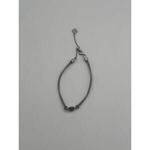 Kendra Scott Emilie Silver Corded Bracelet in Platinum Drusy